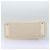CHANEL Borsa a mano in tela di pelle beige CC Auth yb619 - vista 9