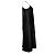 Vince, schwarzes glänzendes Midikleid - Ansicht 4
