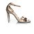 Saint Laurent, Sandali metallici Rosa - vista 4