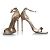 Saint Laurent, Sandali metallici Rosa - vista 5