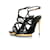 Slingback-Sandalen aus Pythonleder von Tom Ford Schwarz