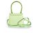Jacquemus, la borsa chiquito media in pelle Verde - vista 3