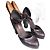 Sandali Chanel in pelle nera Nero