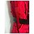 Vestido midi Prada rojo de encaje de guipur y algodón con cinturón Roja - vista 3