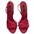 Dolce & Gabbana Sandalen aus Satin Dunkelrot Bordeaux