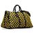 Keepall 50 Louis Vuitton borsa da viaggio triangolo giallo Marrone - vista 10