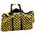 Keepall 50 Louis Vuitton borsa da viaggio triangolo giallo Marrone - vista 12