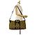 Keepall 50 Louis Vuitton borsa da viaggio triangolo giallo Marrone - vista 3