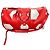 Louis Vuitton Keepall 50 World Cup Pelle Bianco Rosso - vista 2