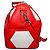 Louis Vuitton Keepall 50 World Cup Pelle Bianco Rosso - vista 3