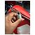 Louis Vuitton Keepall 50 World Cup Pelle Bianco Rosso - vista 8
