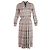Tory Burch Midikleid mit geometrischem Druck aus mehrfarbigem Polyester Mehrfarben