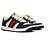GUCCI - Sneakers stringate Gucci Screener in pelle nera (taglia 35,5) Nero