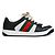 GUCCI - Sneakers stringate Gucci Screener in pelle nera (taglia 35,5) Nero - vista 2