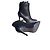 Botines John Galliano de piel negro y azul oscuro