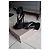 Ermanno Scervino Sandalen mit Absatz Schwarz Wildleder Größe 40 - Ansicht 3