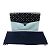 Borsa a tracolla Prada Saffiano Bijoux x Studs Nero Blu chiaro - vista 11