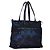 Borsa tote camouflage con borchie Valentino Blu Blu navy - vista 3