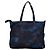 Borsa tote camouflage con borchie Valentino Blu Blu navy - vista 4
