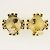 Orecchini a clip placcati in oro di Chanel con strass D'oro - vista 4