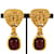 Orecchini Chanel Gripoa Coco Mark Clip Bordò  - vista 1