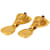 Orecchini Chanel Gripoa Coco Mark Clip Bordò  - vista 3