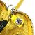 Pochette in nylon giallo Prada con tracolla - vista 13