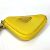 Pochette in nylon giallo Prada con tracolla - vista 2