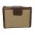 Billetera bi-fold de jacquard marrón Prada - vista 2