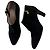 Chanel Botas de ante con borlas doradas Negro Gold hardware