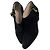 Chanel Botas de ante con borlas doradas Negro Gold hardware - vista 11