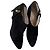 Chanel Botas de ante con borlas doradas Negro Gold hardware - vista 2