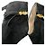 Chanel Botas de ante con borlas doradas Negro Gold hardware - vista 5