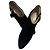 Chanel Botas de ante con borlas doradas Negro Gold hardware - vista 9
