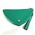 Saffiano Bolso Clutch Prada 2NE054 con placa triangular en relieve Verde - vista 2