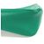 Saffiano Bolso Clutch Prada 2NE054 con placa triangular en relieve Verde - vista 5