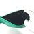 Saffiano Bolso Clutch Prada 2NE054 con placa triangular en relieve Verde - vista 7