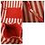 Hermès Borsa a mano unisex in tela rossa e bianca Hermes Cannes PM Bianco Rosso - vista 13