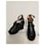 Sandali con zeppa Givenchy in pelle nera Nero