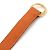 Hermès Hermes Double Ring Leather Belt in Orange - view 5