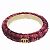 Chanel Coco Marchio 09A Bracciale in Tweed Rosa Porpora - vista 2