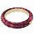 Chanel Coco Marchio 09A Bracciale in Tweed Rosa Porpora - vista 4