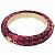 Chanel Coco Marchio 09A Bracciale in Tweed Rosa Porpora - vista 5