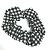 Miu Miu MIU Scrunchie a quadri Nero Bianco - vista 4