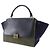 Céline Borsa Celine Trapeze in nero e grigio Marrone - vista 2