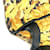 Zaino con stampa leopardata Versace Nero Giallo  - vista 11