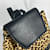 Zaino con stampa leopardata Versace Nero Giallo  - vista 9