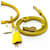 Borsa Prada Saffiano Bernice Bianco Giallo  - vista 10