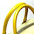 Borsa Prada Saffiano Bernice Bianco Giallo  - vista 9