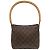 Borsa a Spalla Looping MM Monogramma Louis Vuitton Marrone - vista 2